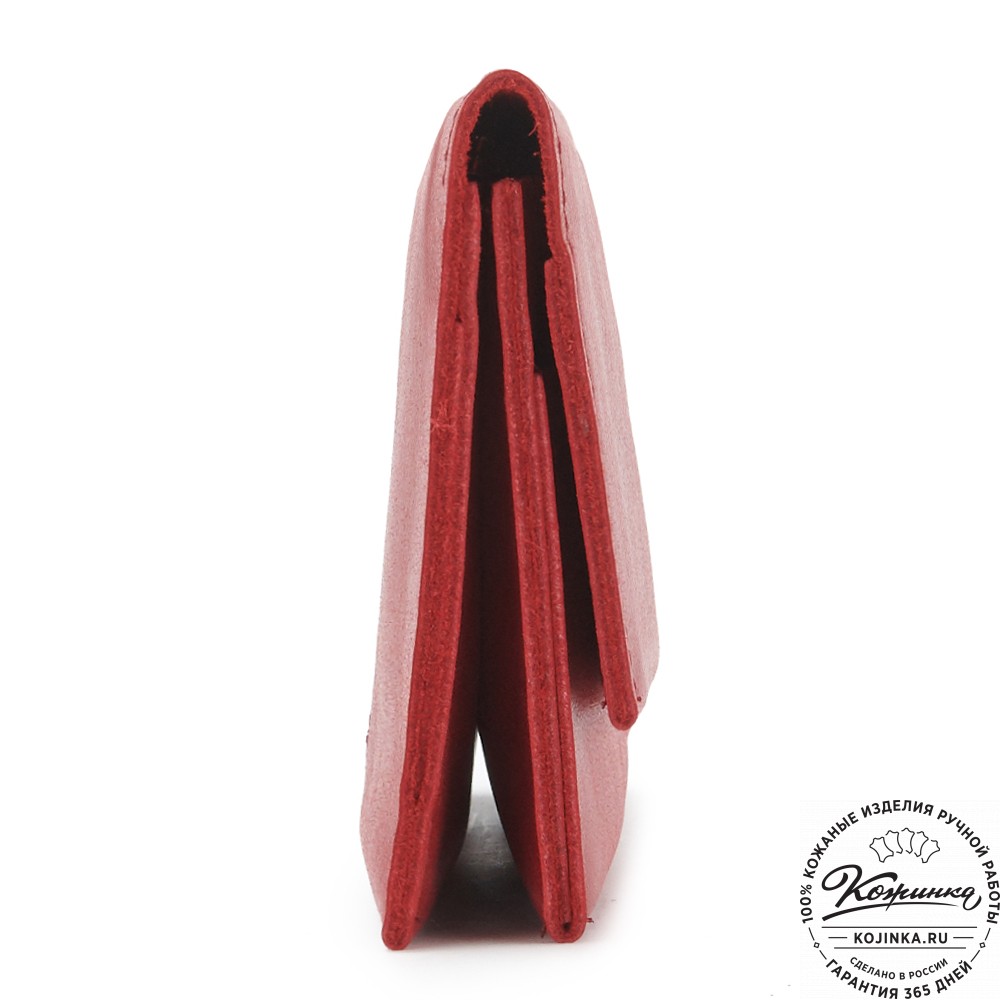 Кожаное портмоне "Манхэттен" (малина)